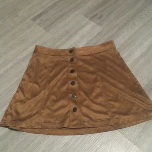 American Eagle suede mini skirt